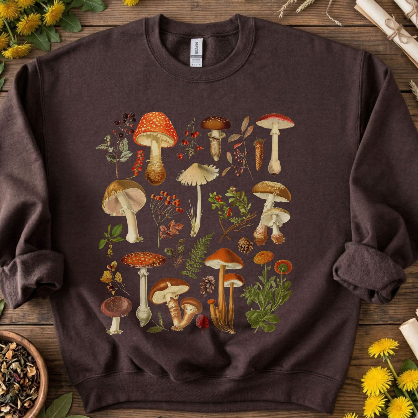 Botanical Mushroom Sweatshirt