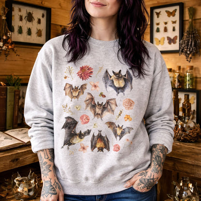 Floral Bats Sweatshirt