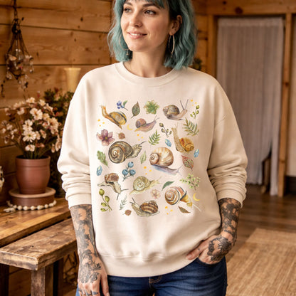 Botanical Snail Sweatshirt