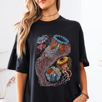Vintage Art Jellyfish T-Shirt