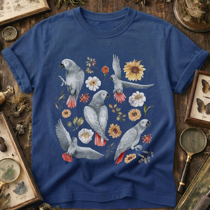 African Grey Parrot T-Shirt