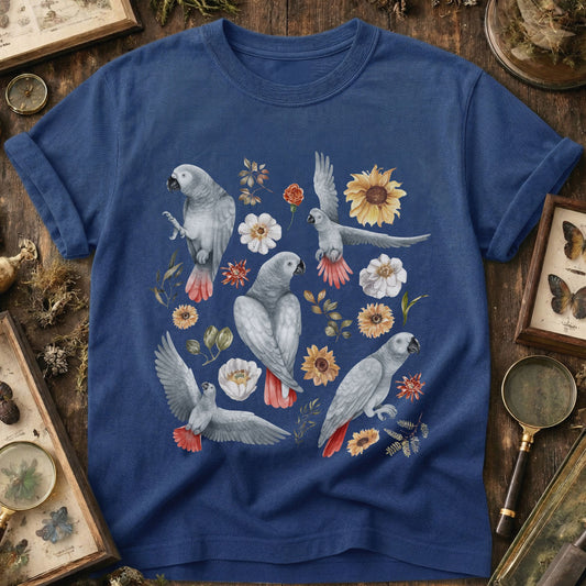 African Grey Parrot T-Shirt