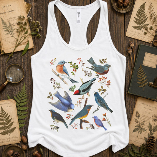 Bluebirds Racerback Tank Top